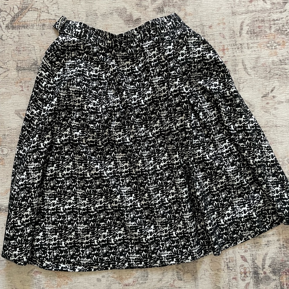 Elegant Black and White Women's Skirt